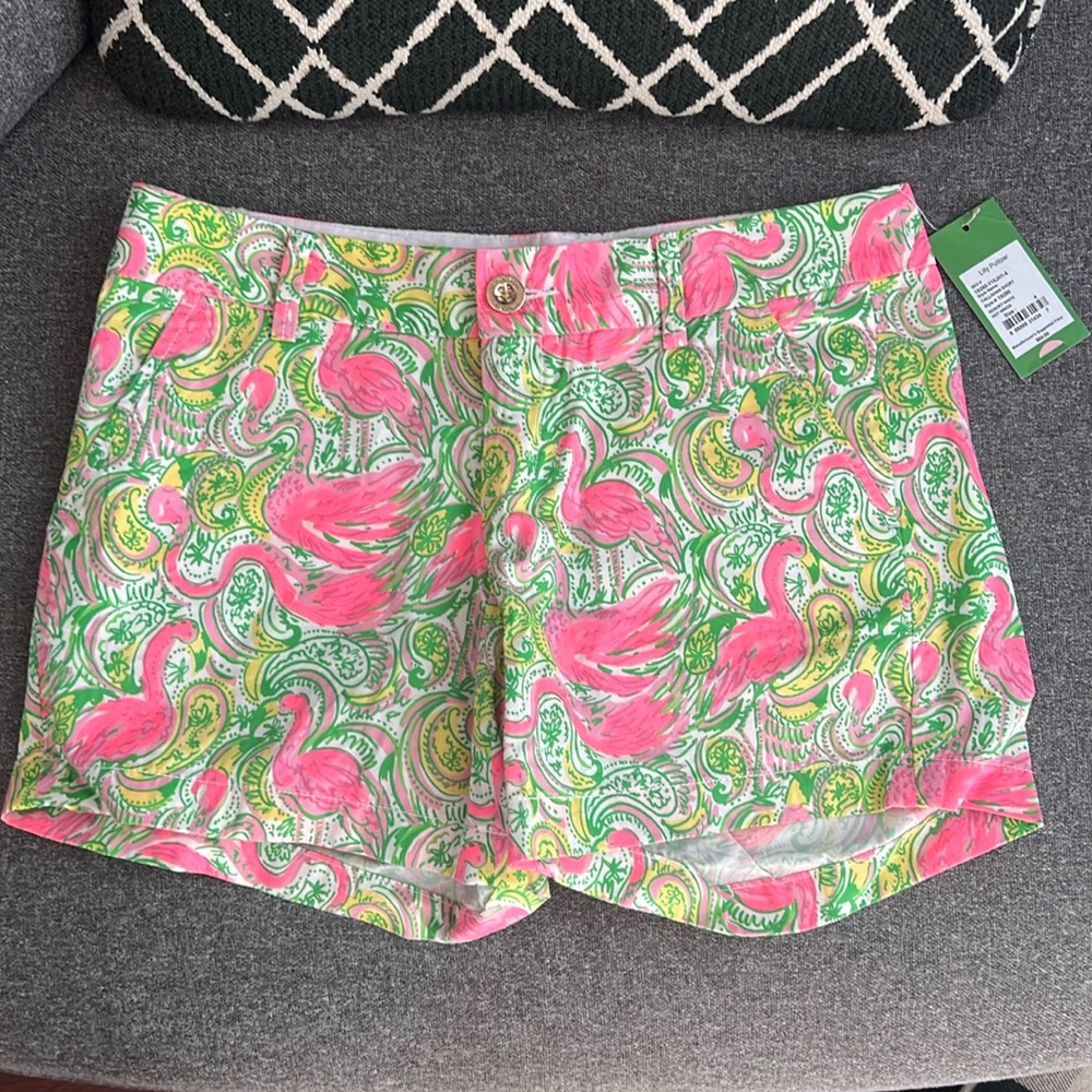 Lilly Pulitzer Callahan 5” seam resort white hot wings